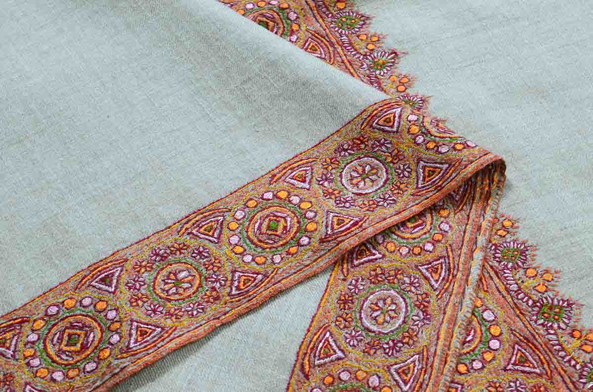 natural sozni shawl - 4990