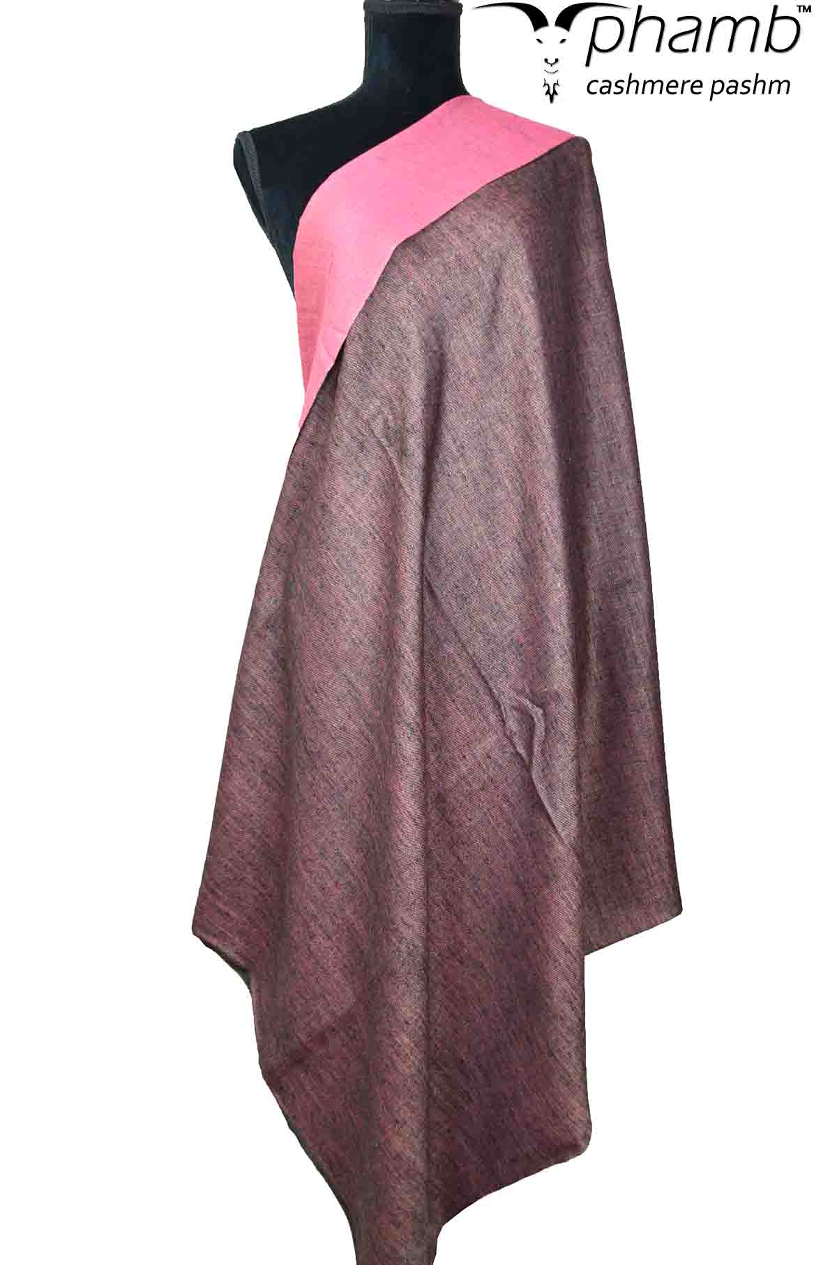 plain reversible shawl - 4997