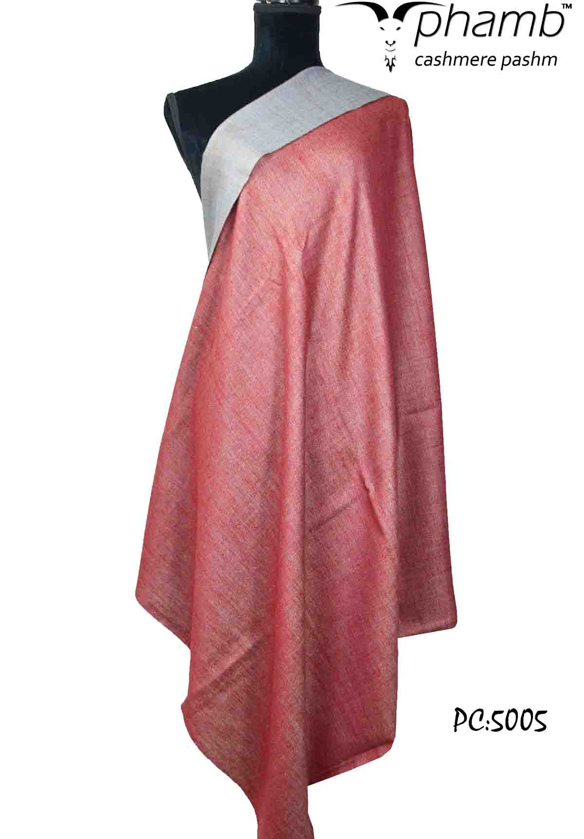 plain reversible shawl - 5005