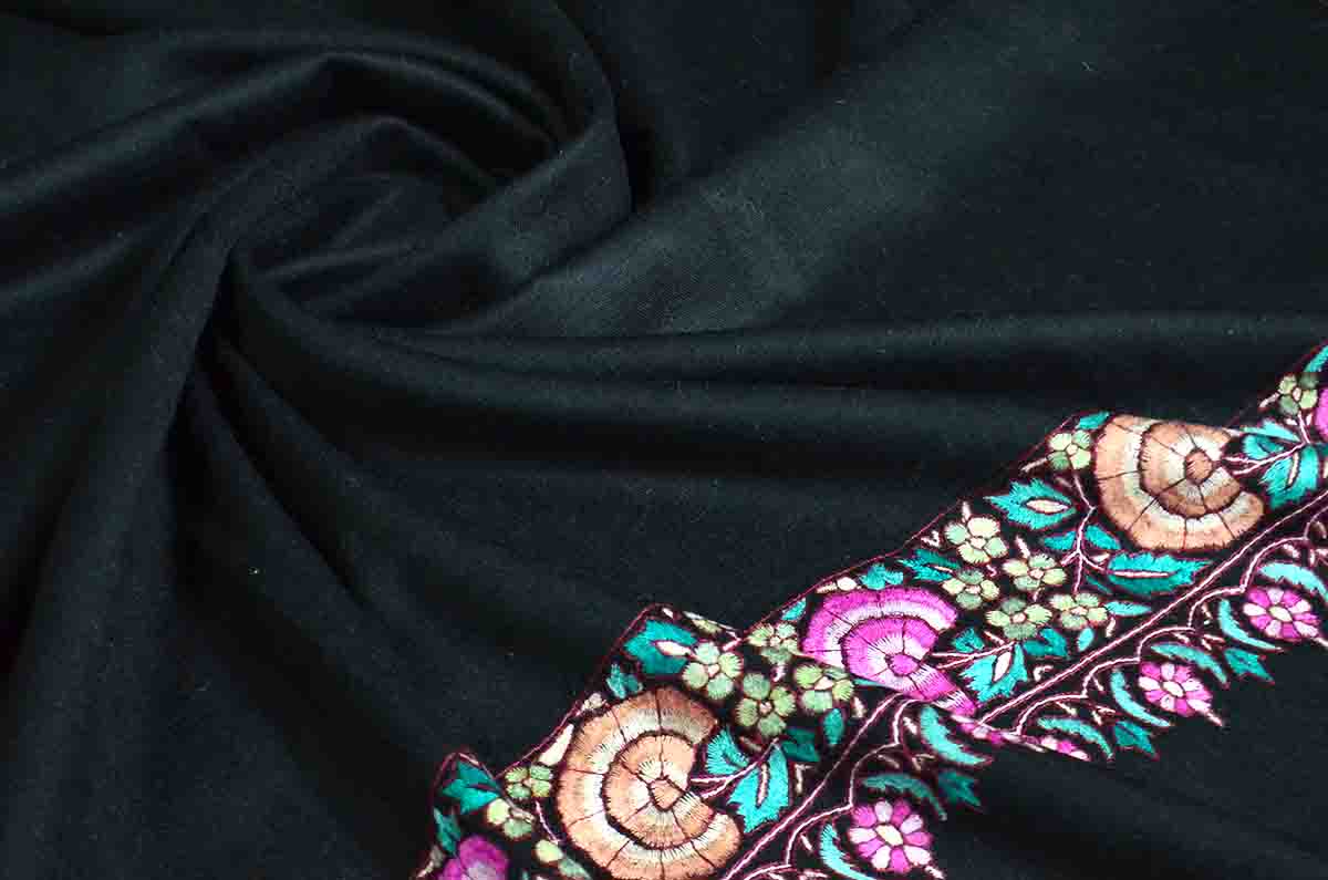 black p.mashi shawl - 5007