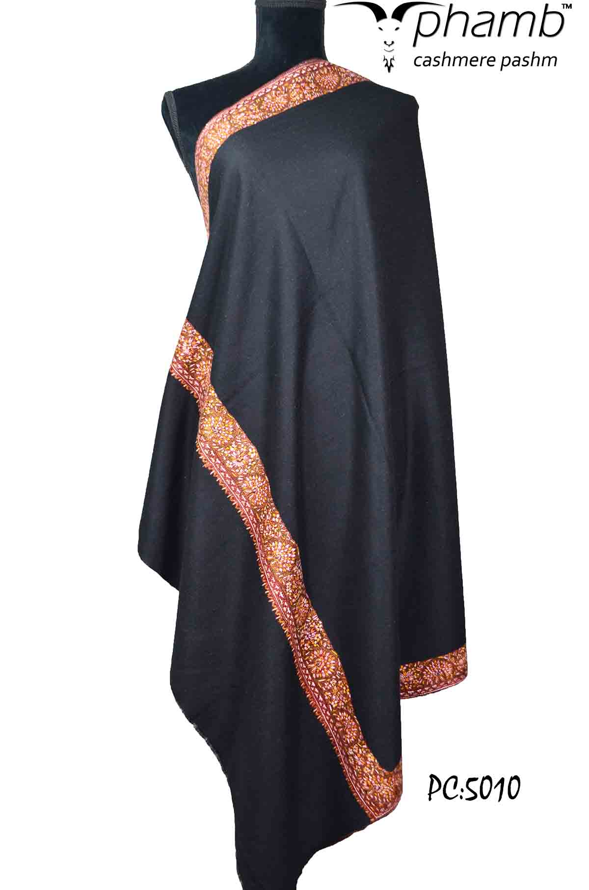 black p.mashi shawl - 5010