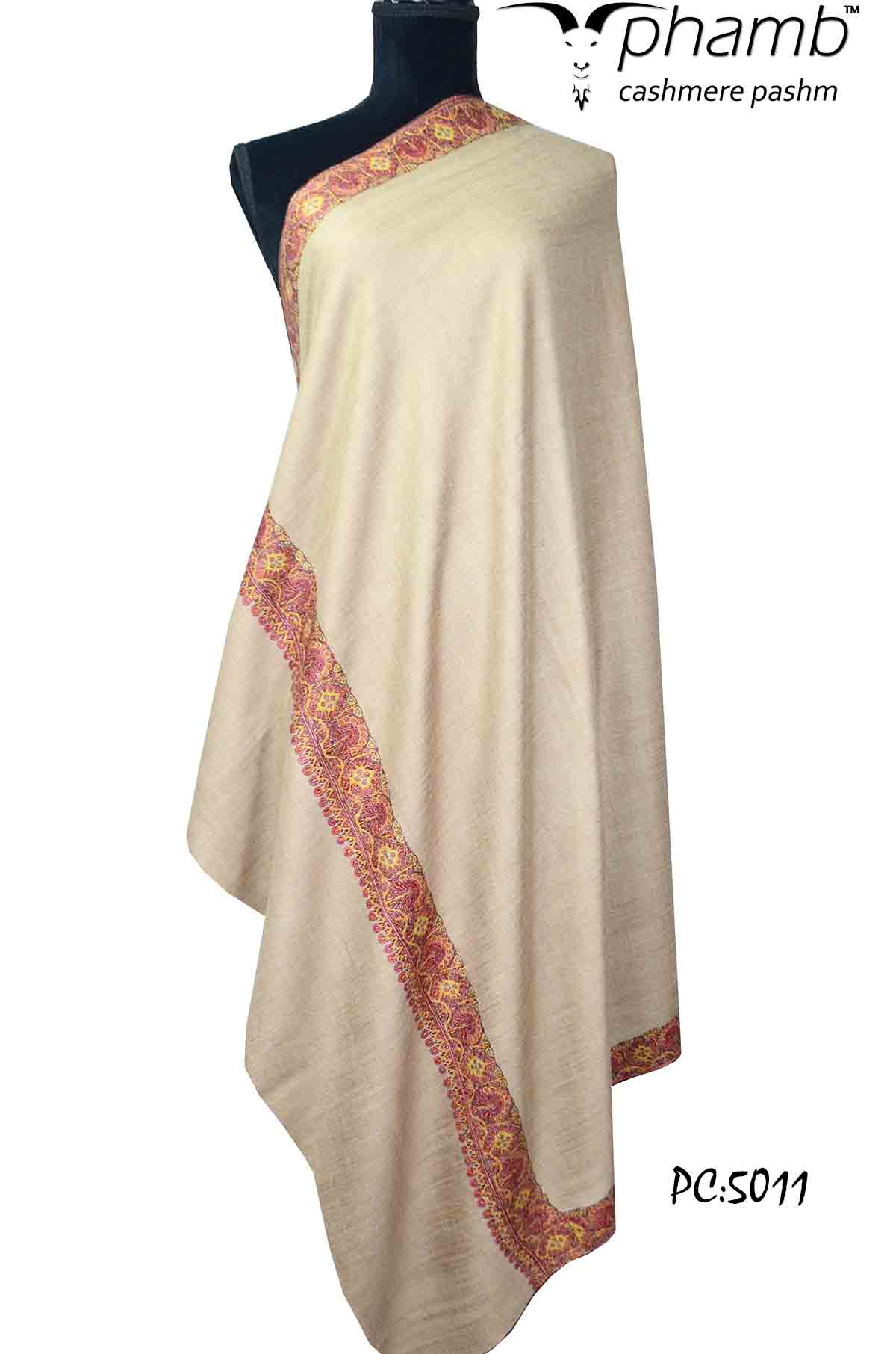 natural sozni shawl - 5011