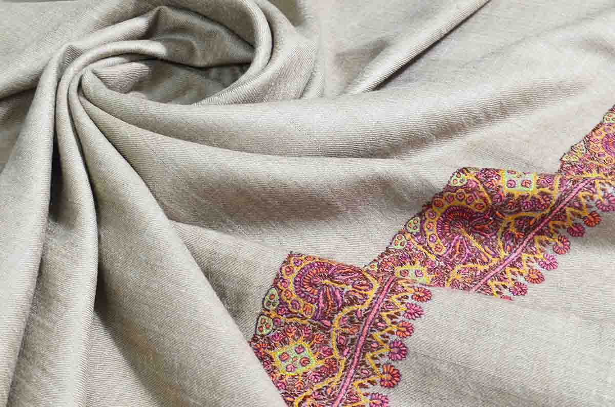 natural sozni shawl - 5011