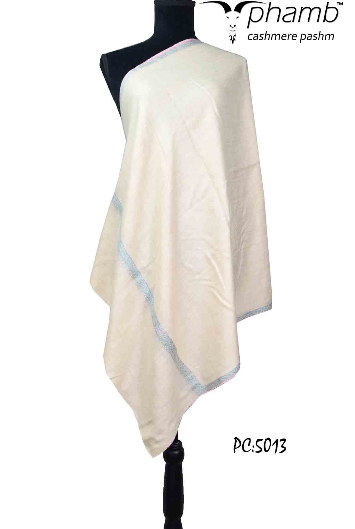white baildaar shawl - 5013