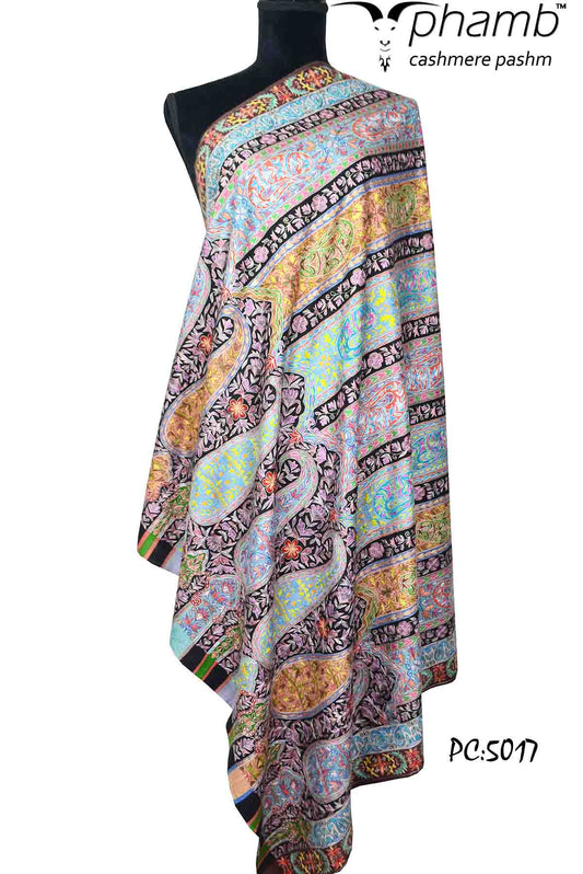 multi-coloured kalamkari - 5017