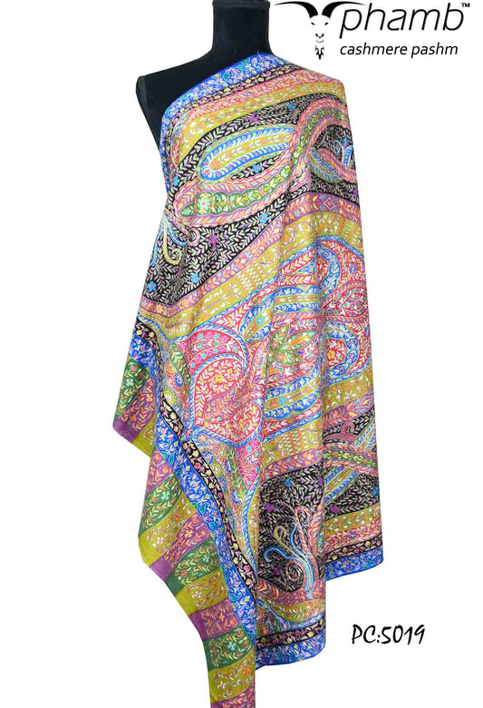 multi-coloured kalamkari - 5019