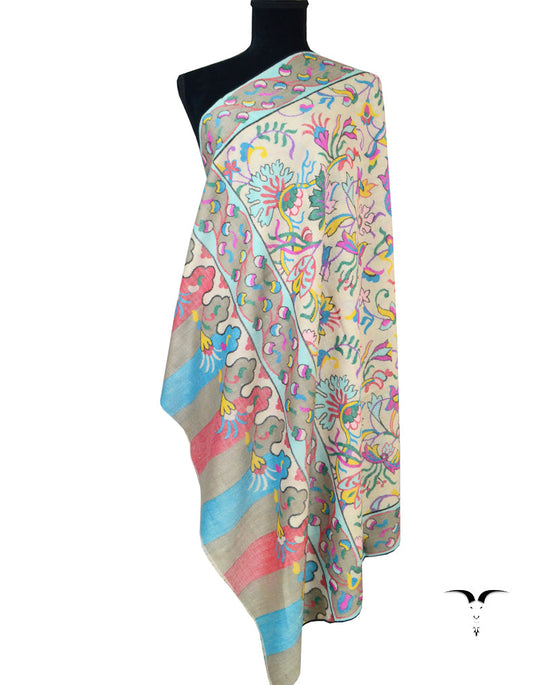 Multicoloured Kani Pashmina Shawl 5066