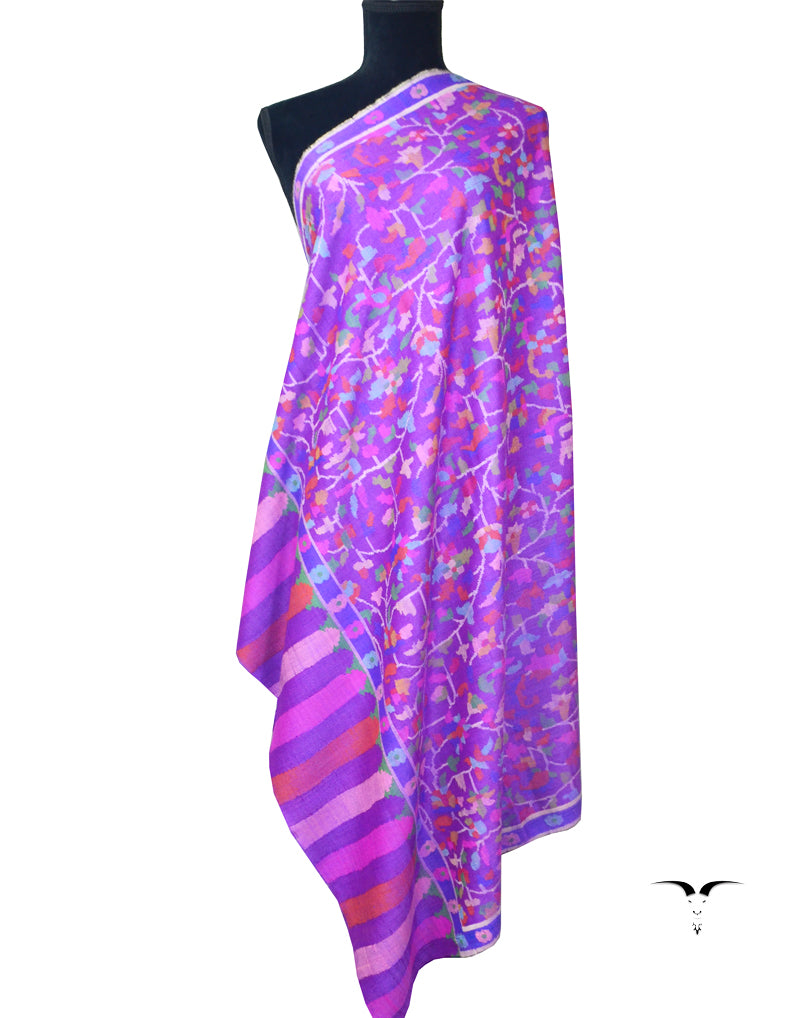 Purple Kani Pashmina Shawl 5071