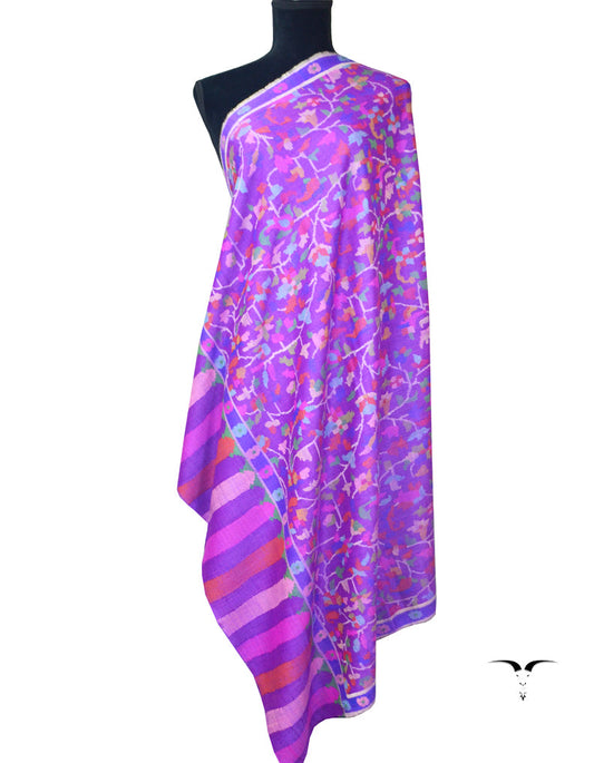 Purple Kani Pashmina Shawl 5071