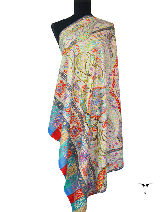 Multicolour Kalamkari Shawl 5090