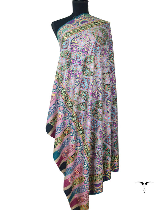 Kalamkari Pashmina Shawl 5186