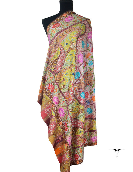 Kalamkari Pashmina Shawl 5187