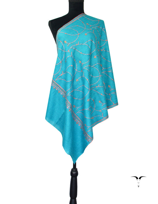 Hand Embroidered Pashmina Scarf 5298