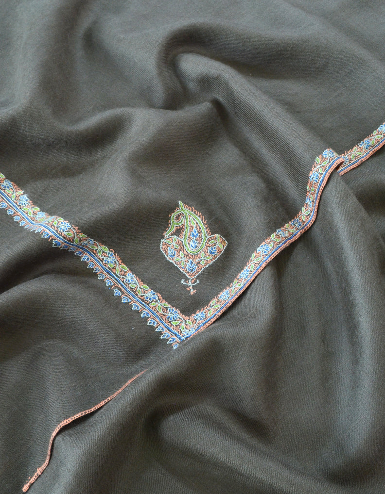 Hand Embroidered Pashmina Stole 5316