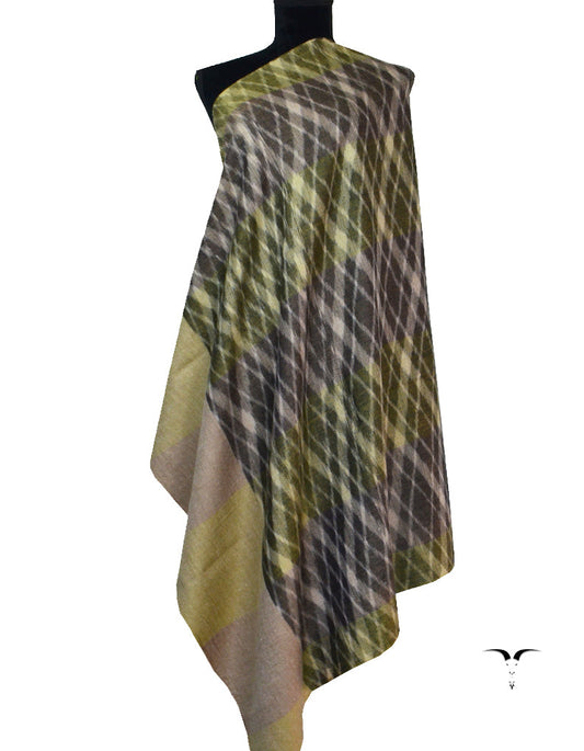 Black & Natural Ekat Pashmina Shawl 5549