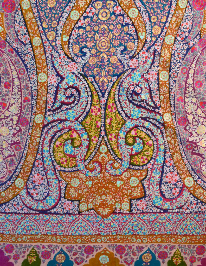 Digital Print Pashmina In Multicolour 5557