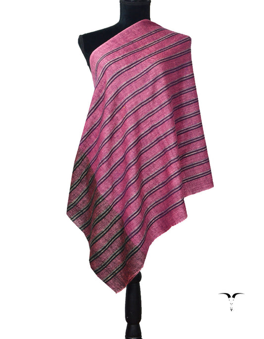 Pashmina Pattern Stole In The Hues Of Purple 5603
