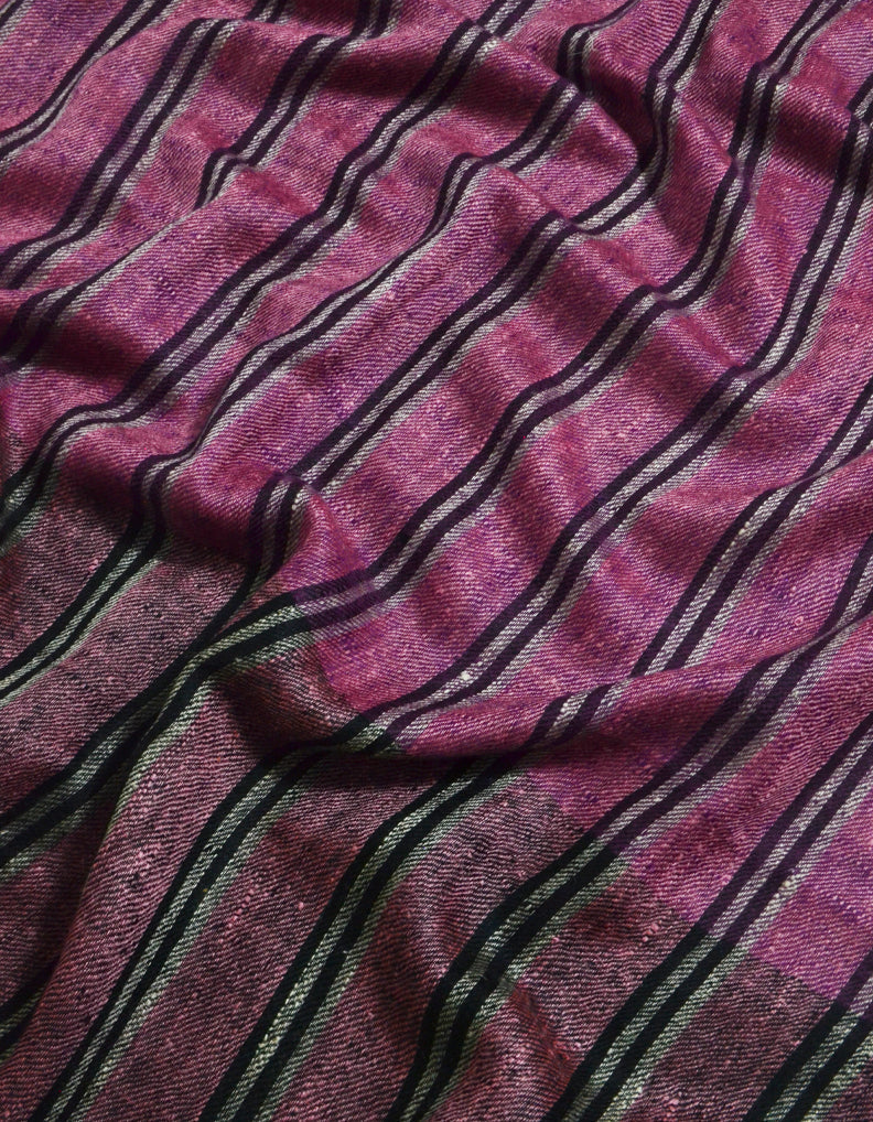 Pashmina Pattern Stole In The Hues Of Purple 5603