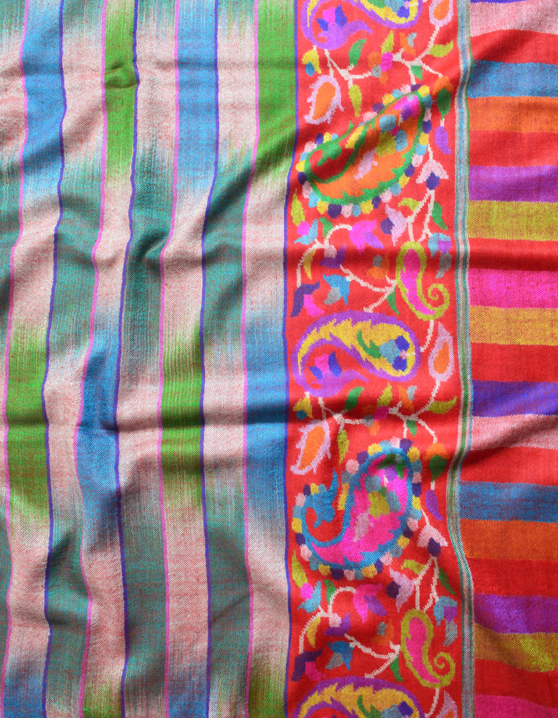 Multicoloured Kani Pashmina Shawl 5919