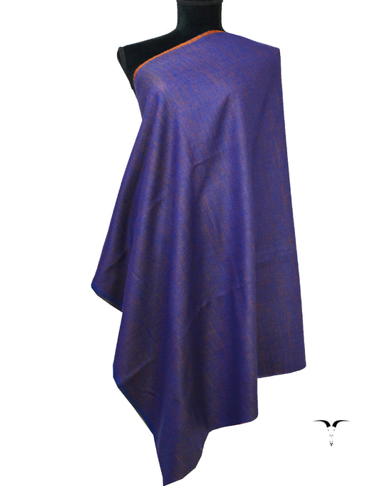 Red Pashmina Shawl In Tilla Embroidery 6335