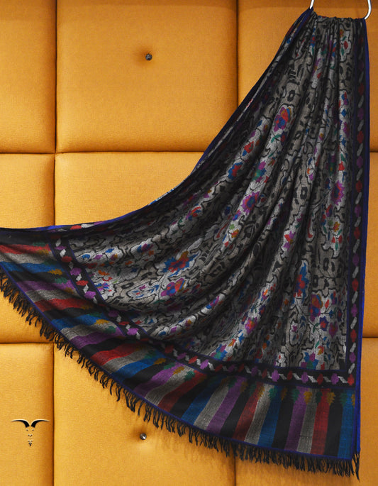 black  Kani Pashmina Shawl 6892