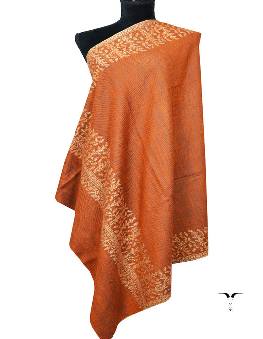 Blue Embroidery Pashmina shawl 7198