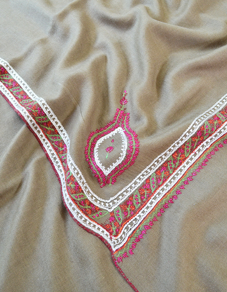 Tilla Embroidery Pashmina Shawl 7444