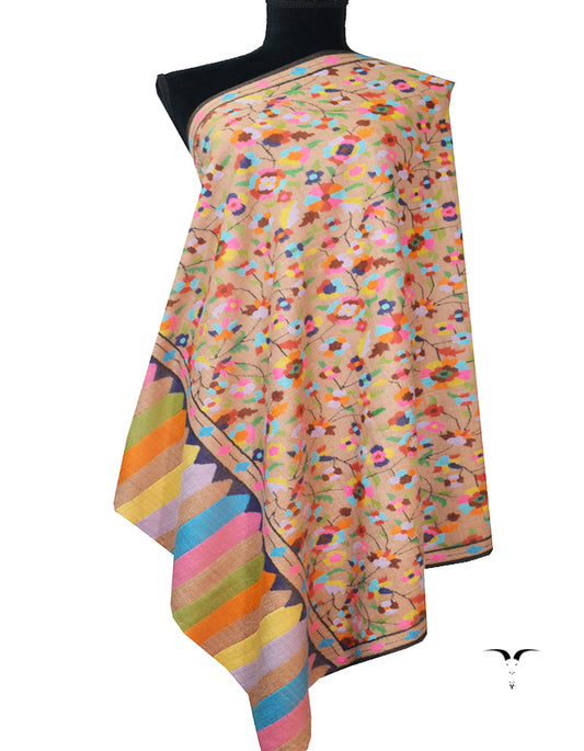 multi-coloured Kani Pashmina Shawl 7761