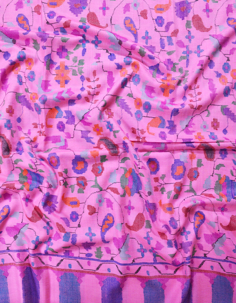pink kani pashmina shawl 7782