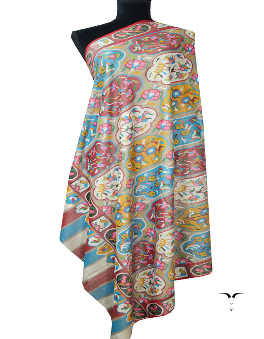 multicolored kani pashmina shawl 7800