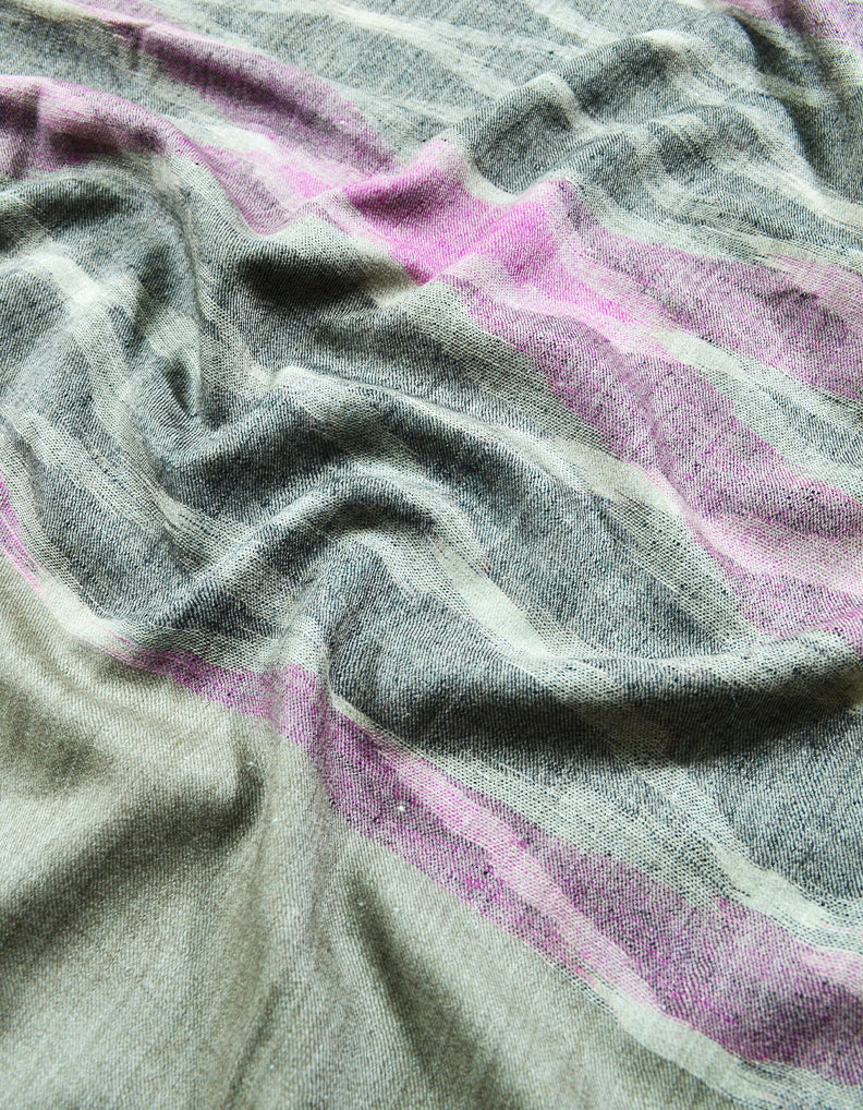 dark natural ekat design pashmina shawl 7998