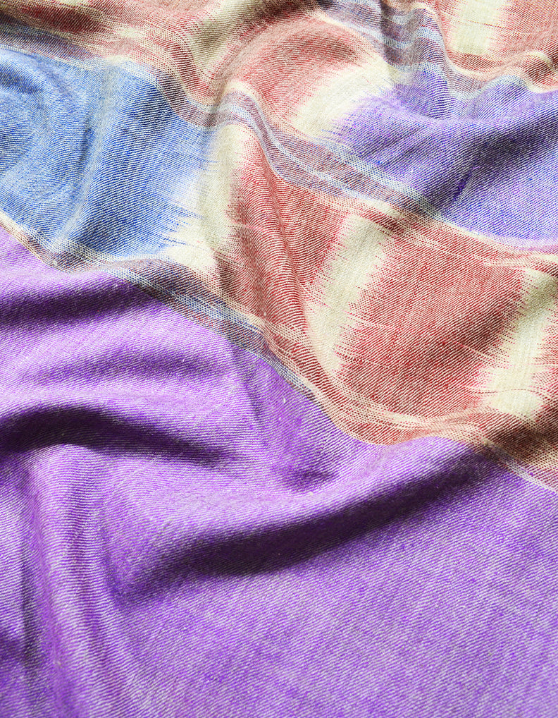 purplish ekat design pashmina shawl 8002