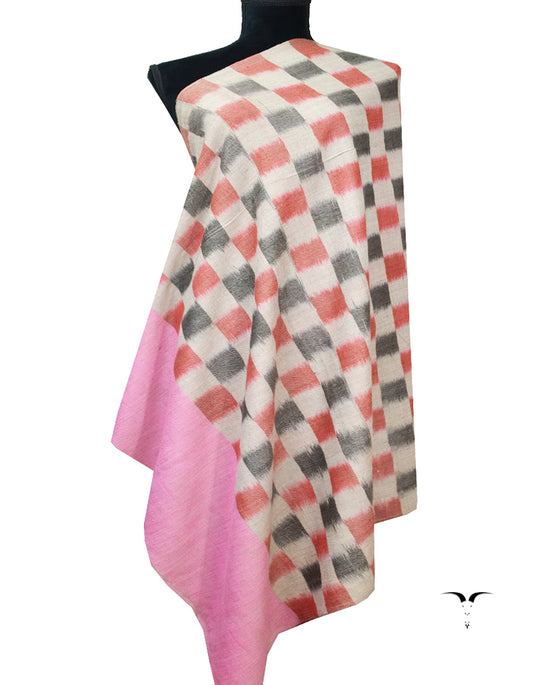 pink ekat design pashmina shawl 8004