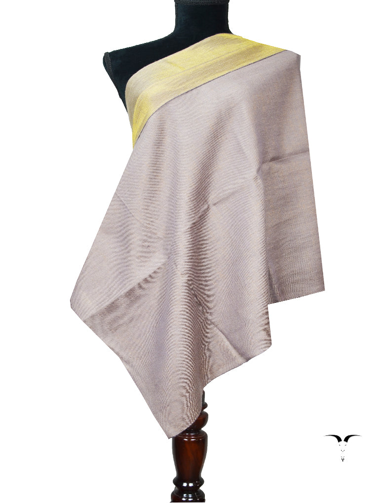 silver Zari Reversible Pashmina stole 8022