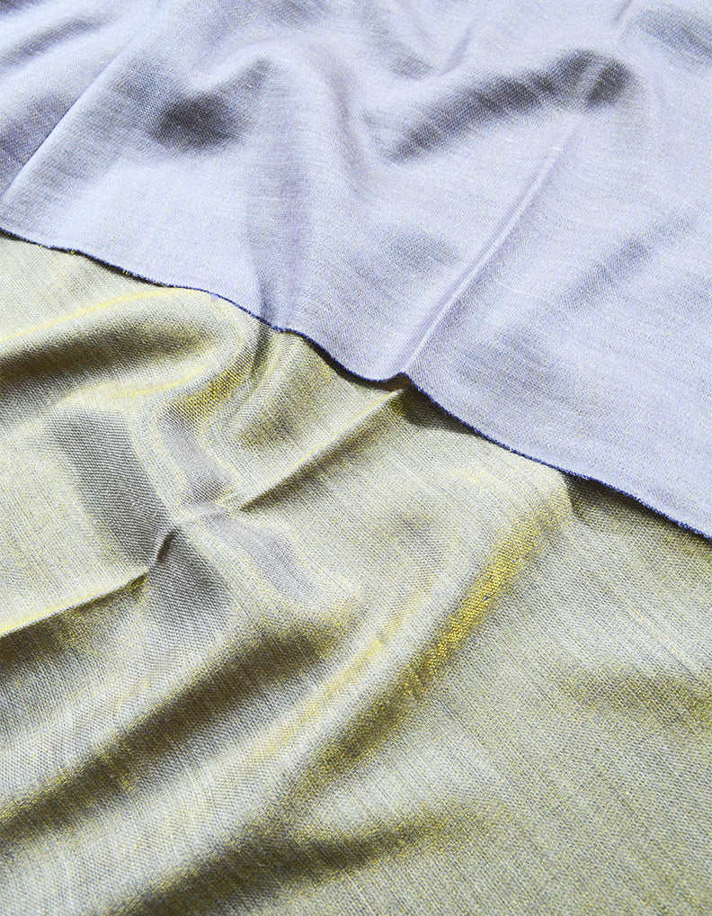 silver Zari Reversible Pashmina stole 8022