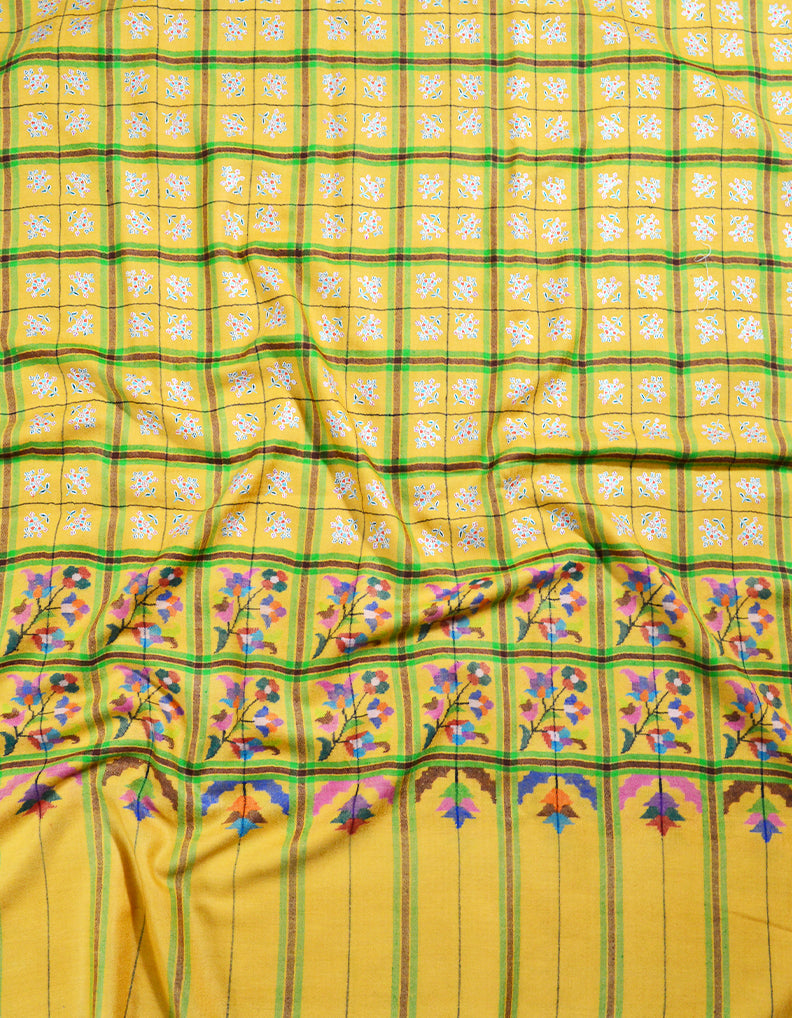 saffron kani pashmina shawl 8047