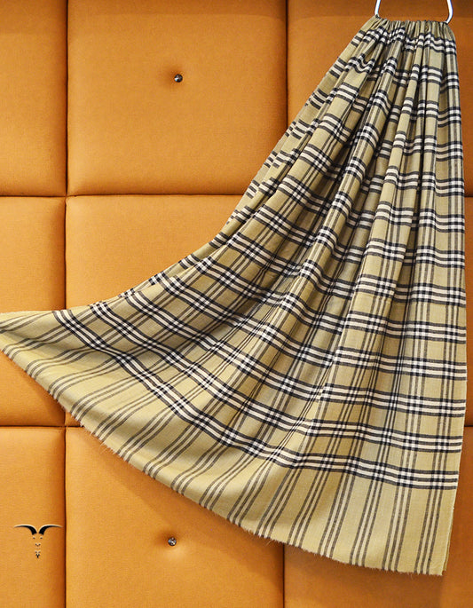 amber men's check pashmina shawl 8137