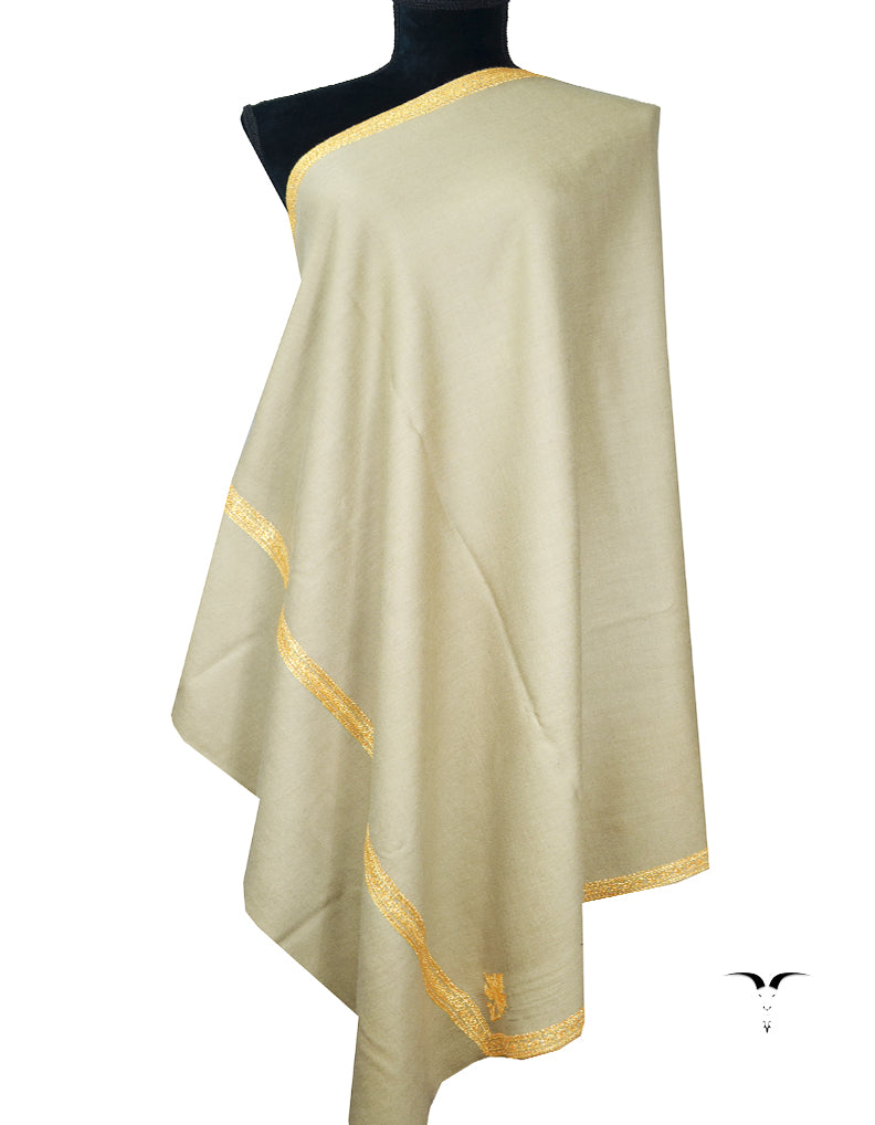 natural tilla embroidery pashmina shawl 8157