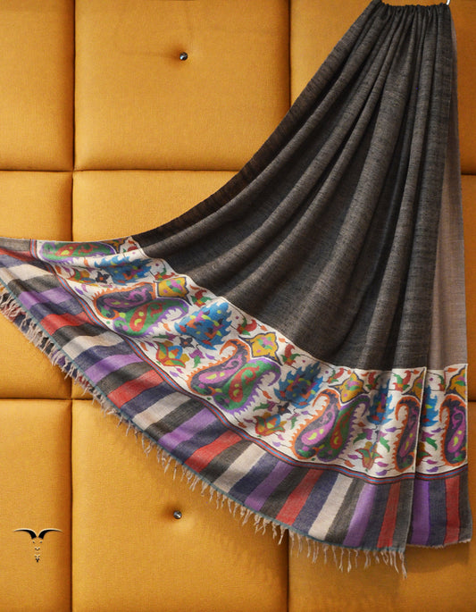 Reversible men's kani pashmina shawl 8166