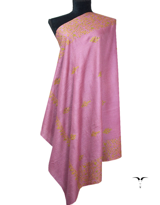 indian booti embroidery Gi pashmina shawl 8735