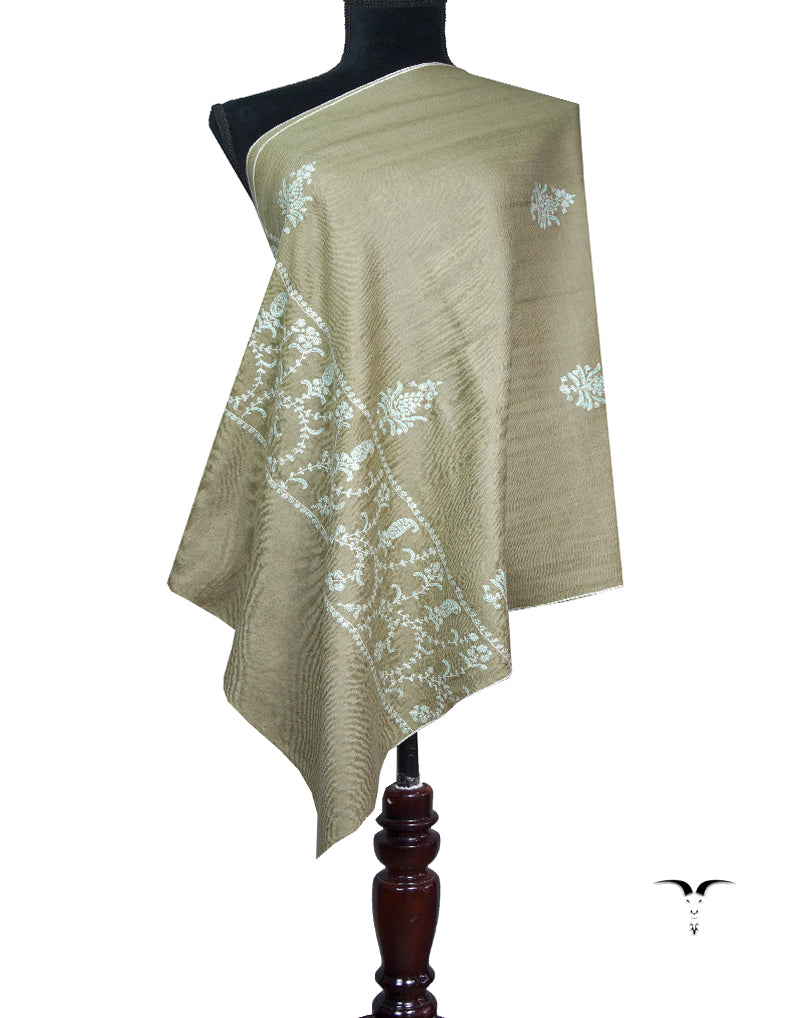 flaxen embroidery pashmina stole 8790