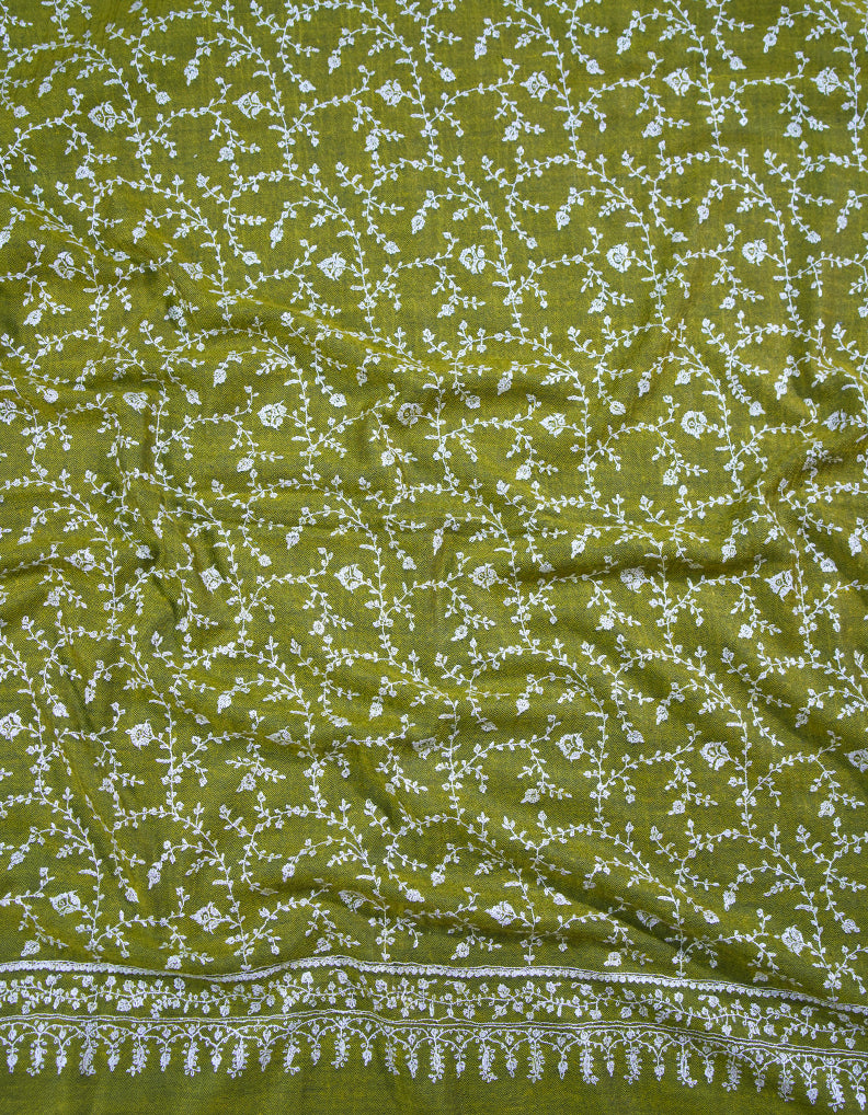 dijon XL jamma embroidery pashmina shawl 8863