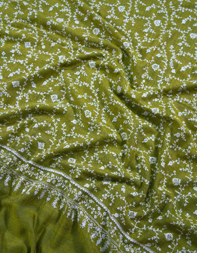 dijon XL jamma embroidery pashmina shawl 8863