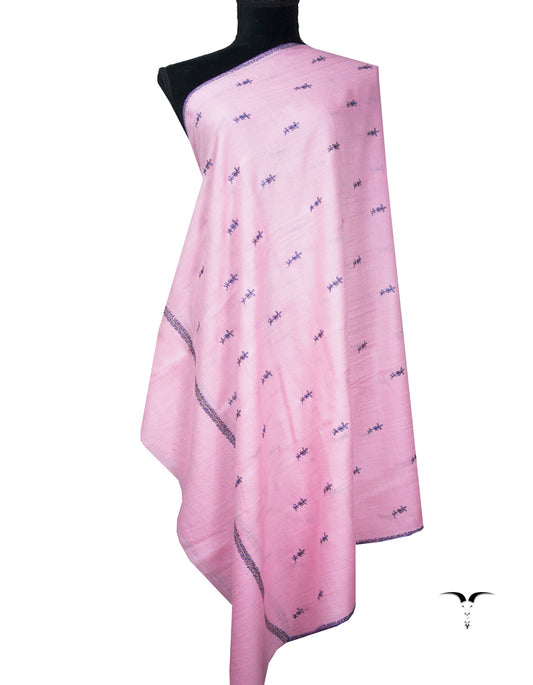 lemonade butis embroidery GI pashmina shawl 8978