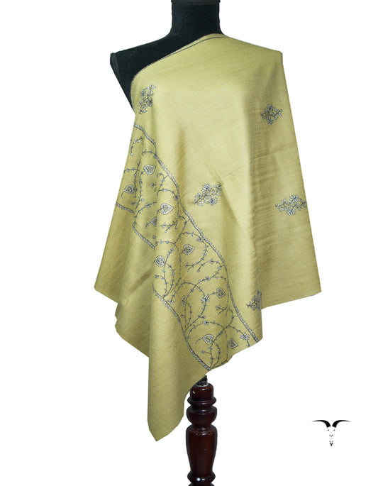 trombone butis embroidery pashmina stole 8988