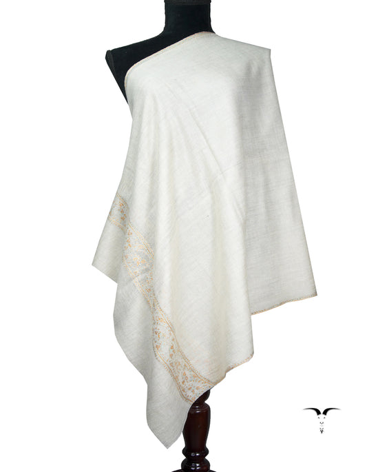 off-white embroidery pashmina stole 8992