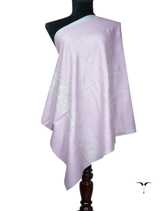 thistle butis embroidery pashmina stole 8996