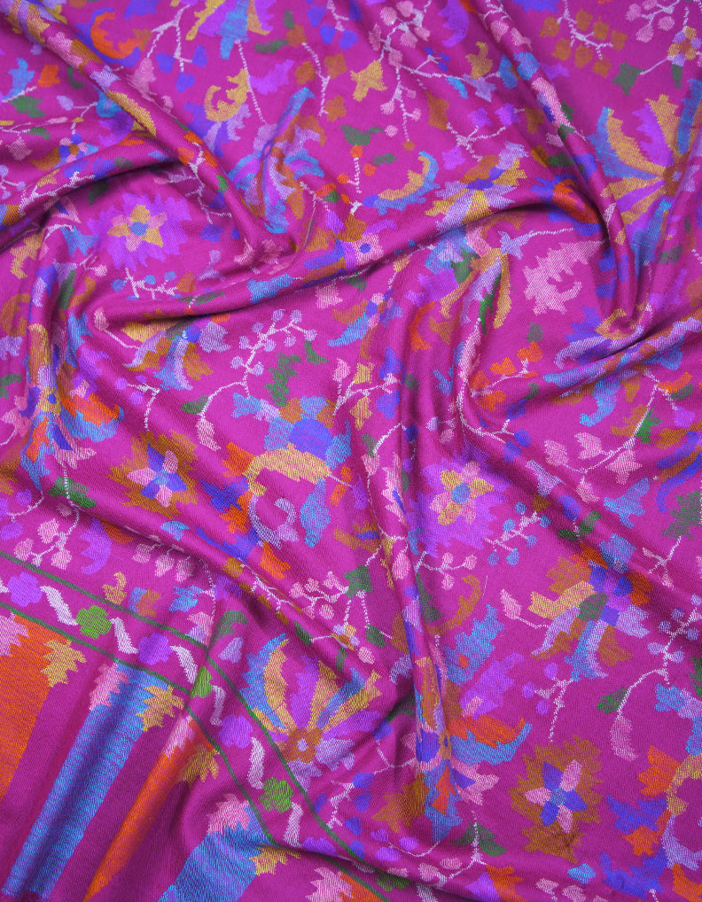 cerise GI kani jamma pashmina shawl 9412