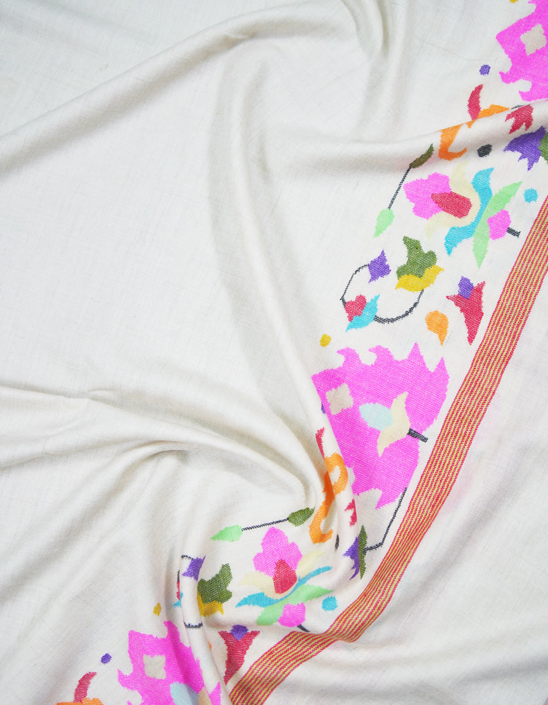 snow white kani palla shawl 9415