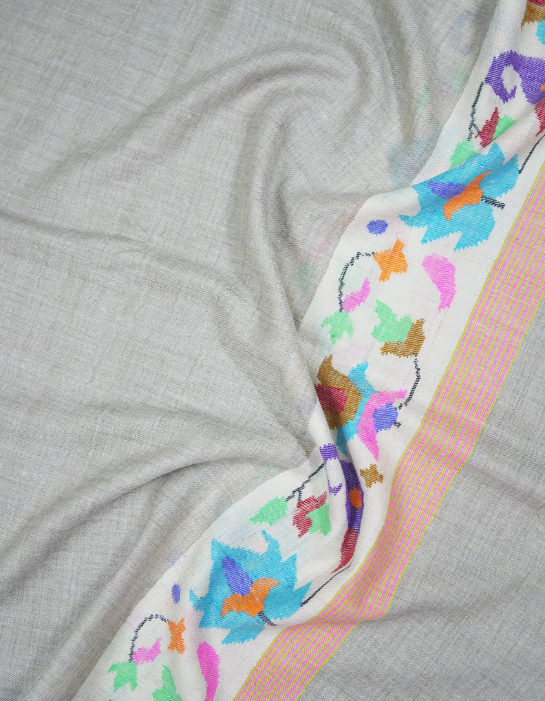 light natural kani stole 9430